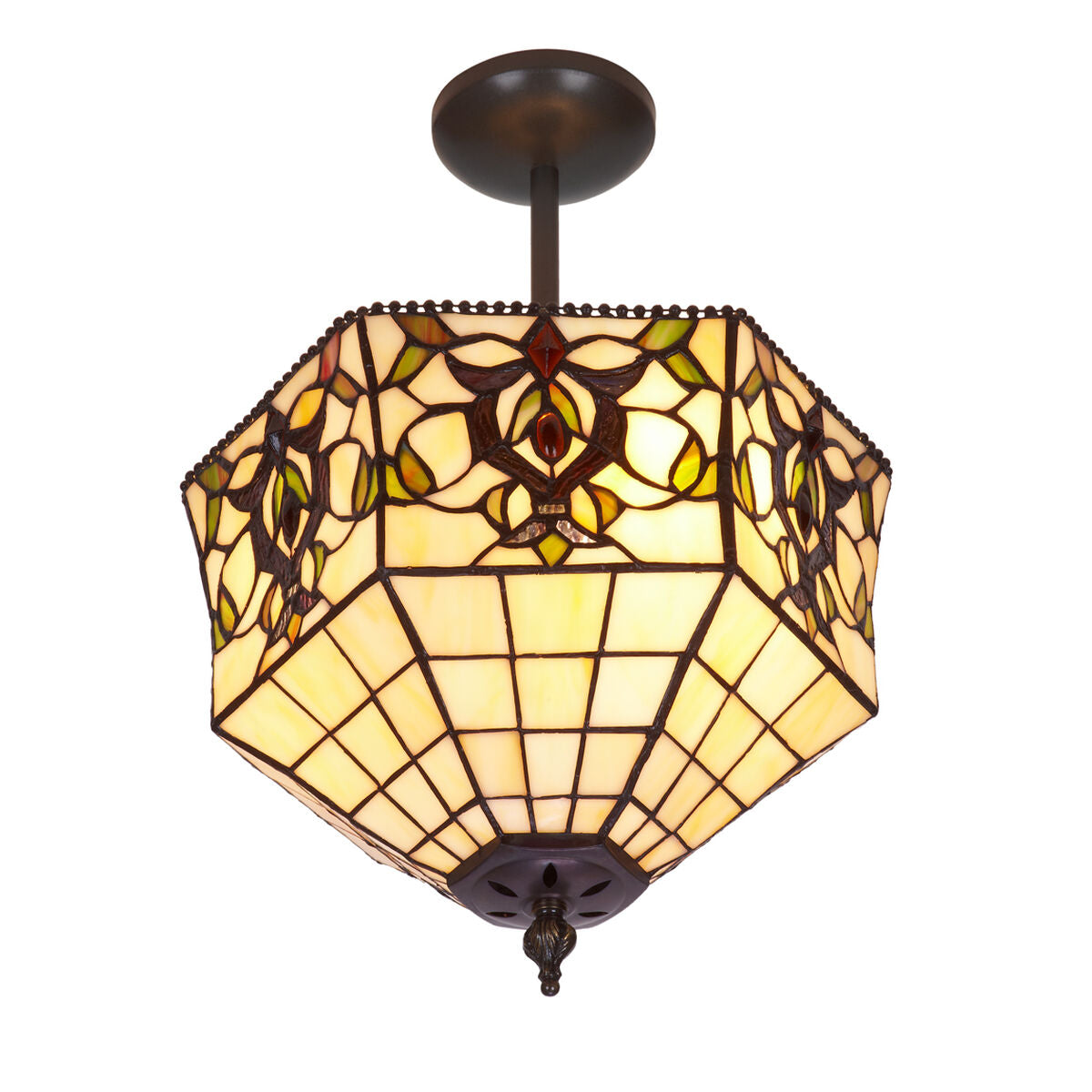 Viro Hexa Iron Ceiling Lamp 60 W 30 x 45 x 30 cm