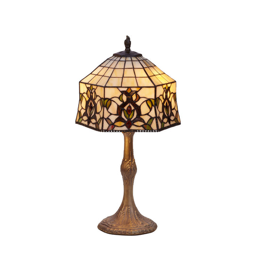 Viro Hexa Ivory Zinc Table Lamp 60 W 30 x 50 x 30 cm