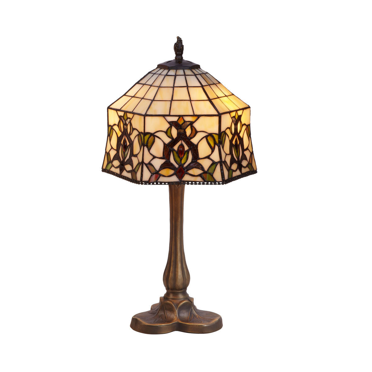 Viro Hexa Ivory Zinc Table Lamp 60 W 20 x 37 x 20 cm