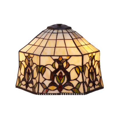 Viro Hexa Ivory Zinc Table Lamp 60 W 20 x 37 x 20 cm