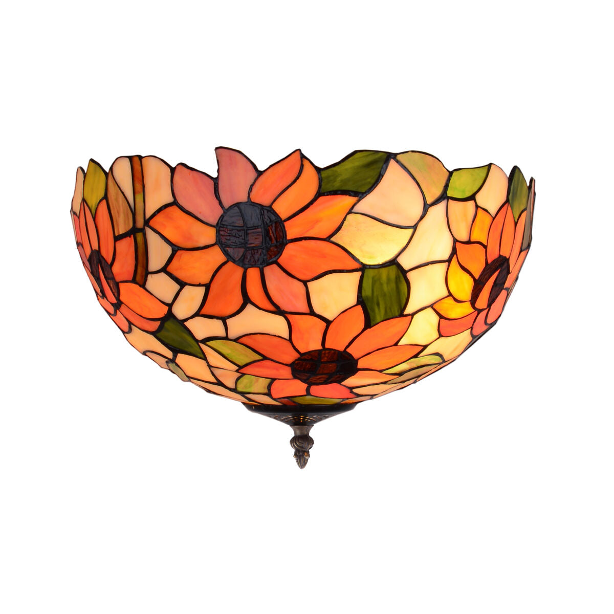 Viro Diamond Amber Iron Ceiling Lamp 60 W 40 x 30 x 40 cm