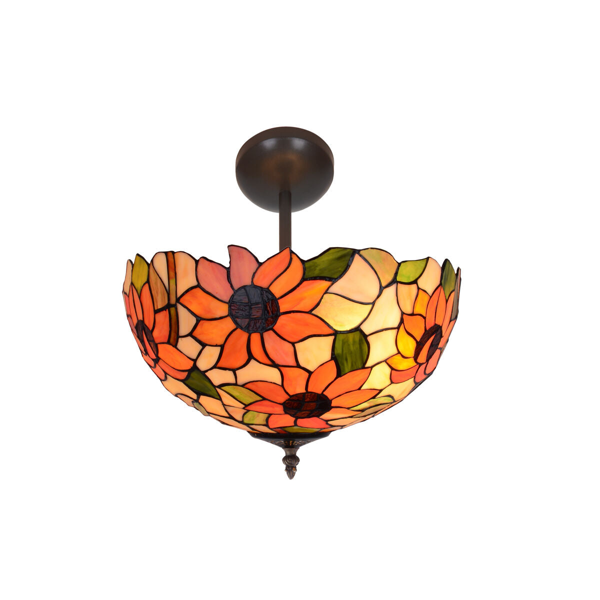 Viro Diamond Amber Iron Ceiling Lamp 60 W 40 x 50 x 40 cm