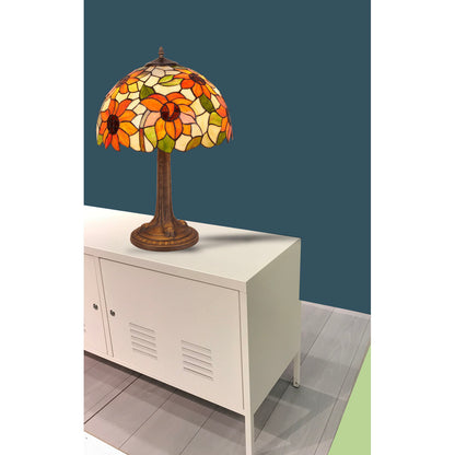 Viro Diamond Amber Zinc table lamp 60 W 40 x 60 x 40 cm