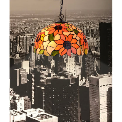 Viro Diamond Amber Iron Ceiling Lamp 60 W 30 x 125 x 30 cm