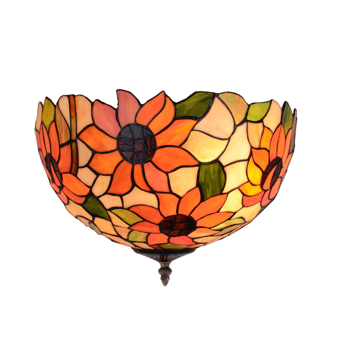 Viro Diamond Amber Iron Ceiling Lamp 60 W 30 x 25 x 30 cm