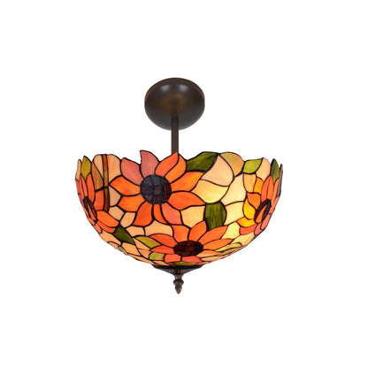 Viro Diamond Amber Iron Ceiling Lamp 60 W 30 x 45 x 30 cm