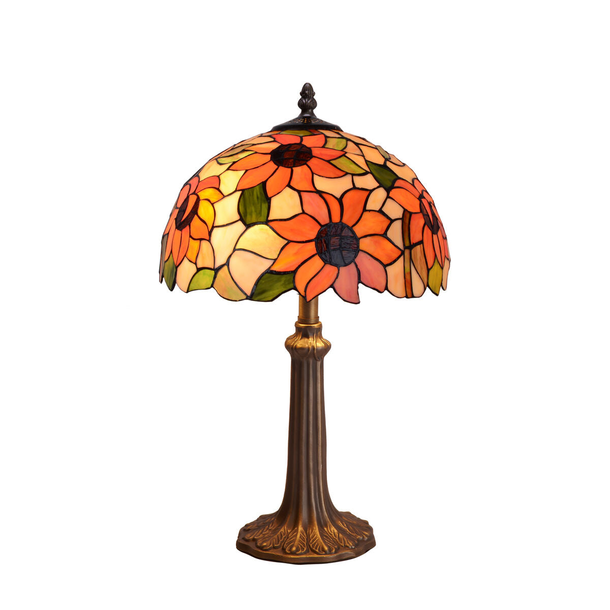 Viro Diamond Multicolor Zinc Table Lamp 30 x 50 x 30 cm Flowers