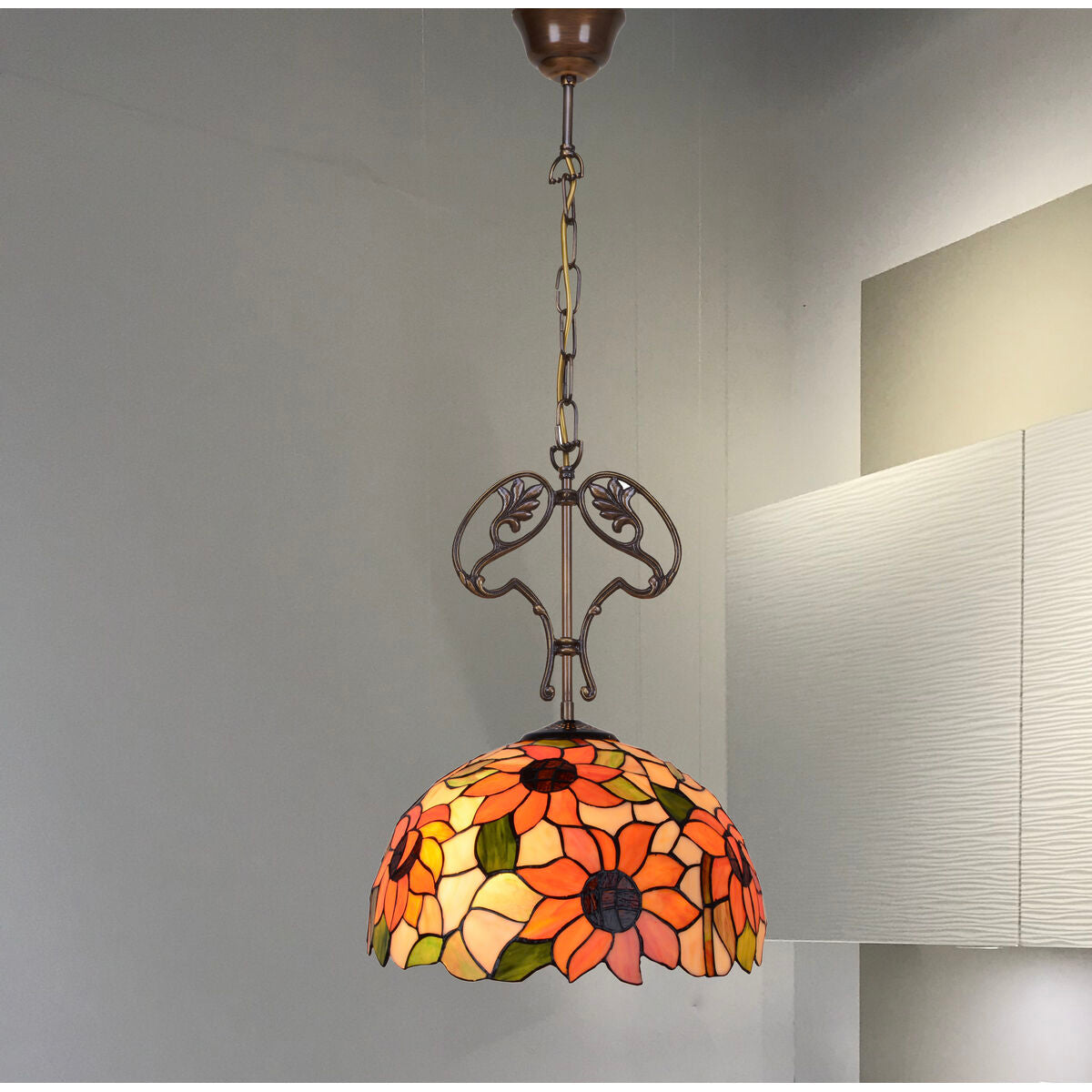 Viro Ceiling Lamp Multicolour Zinc 60 W 30 x 30 x 30 cm