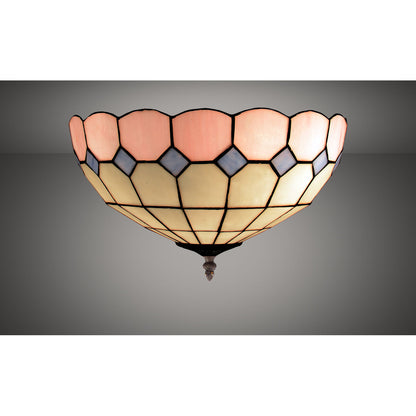 Viro Pink Iron Ceiling Lamp 60 W 40 x 30 x 40 cm