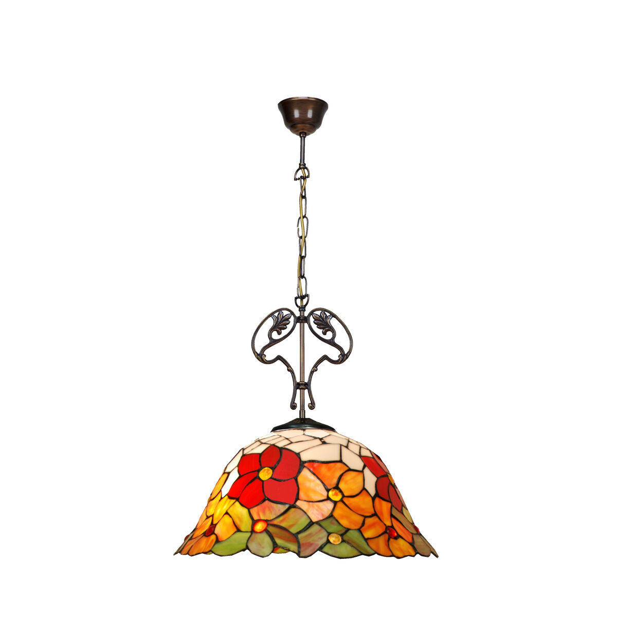 Viro Ceiling Lamp Multicolour Zinc 60 W 40 x 30 x 40 cm