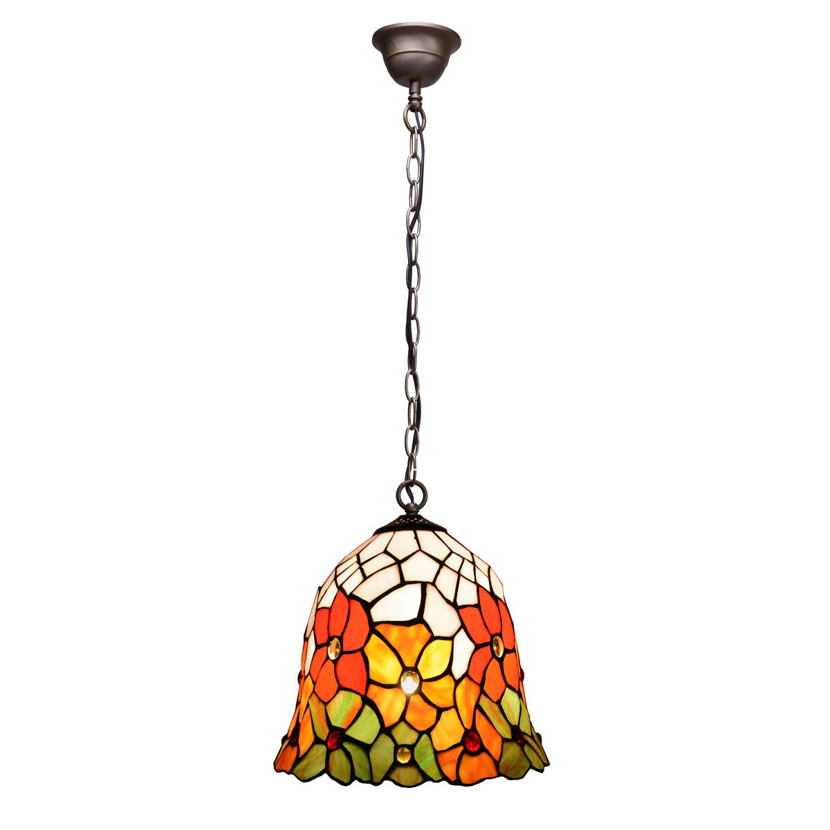 Viro Bell Ceiling Lamp Multicolor Iron 60 W 20 x 125 x 20 cm