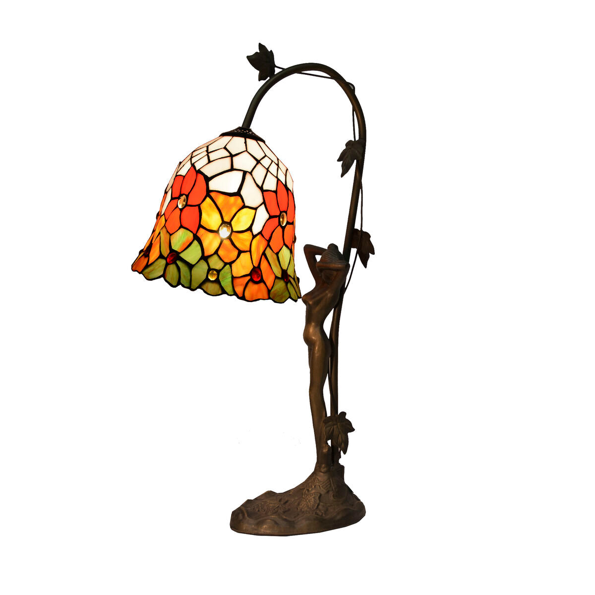 Viro Bell Table Lamp Multicolour Zinc 60 W 20 x 54 x 20 cm