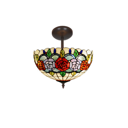 Viro Rosy Ceiling Lamp Multicolor Iron 60 W 30 x 45 x 30 cm