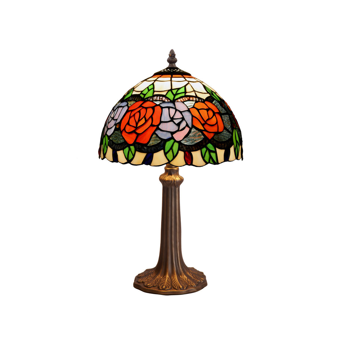 Viro Rosy Table Lamp Multicolour Zinc 60 W 20 x 37 x 20 cm