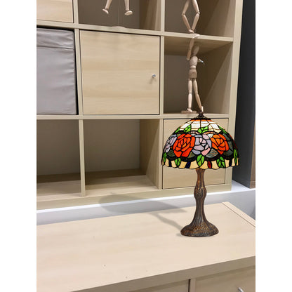 Viro Rosy Table Lamp Multicolour Zinc 60 W 20 x 37 x 20 cm