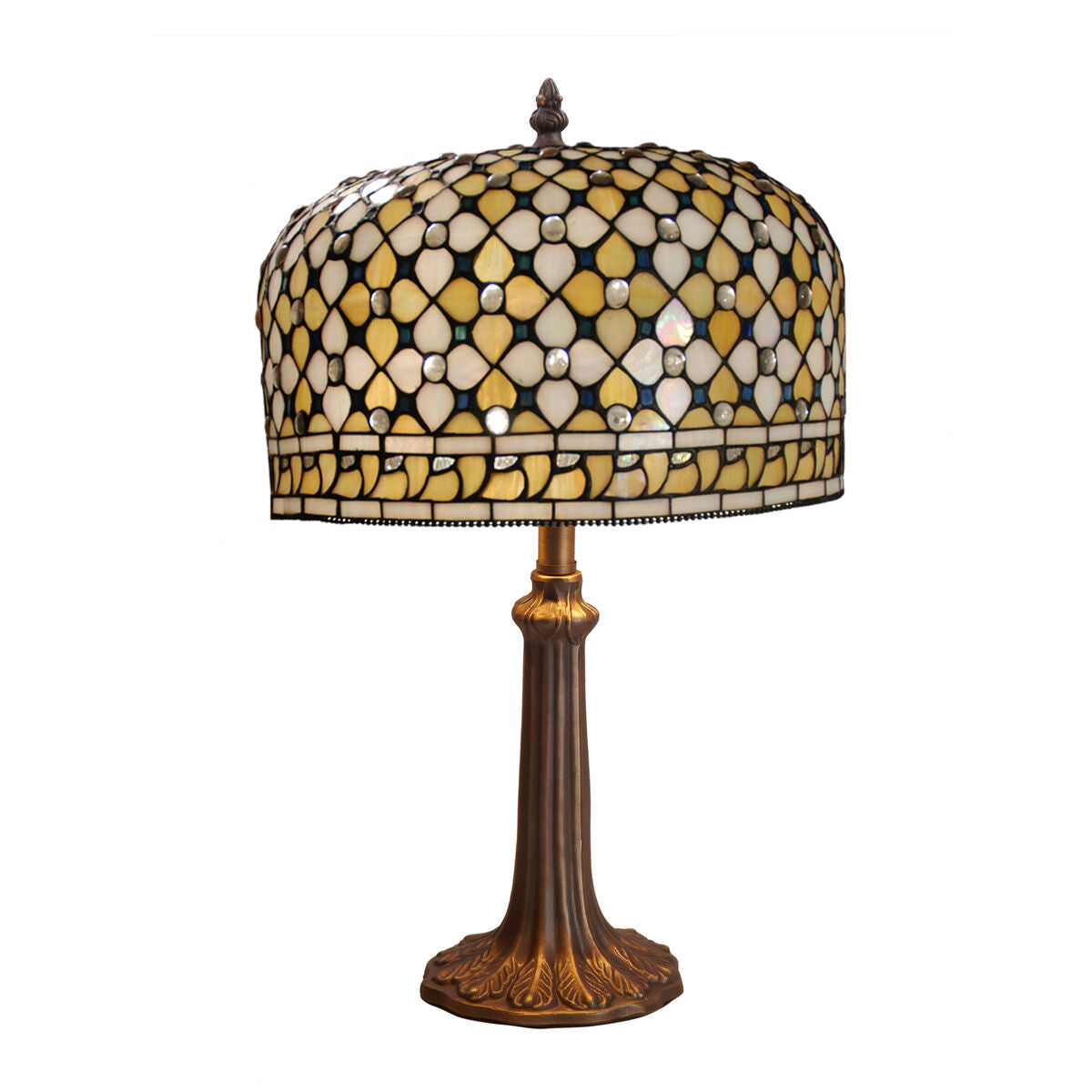 Viro Queen Table Lamp Multicolour Zinc 60 W 30 x 54 x 30 cm