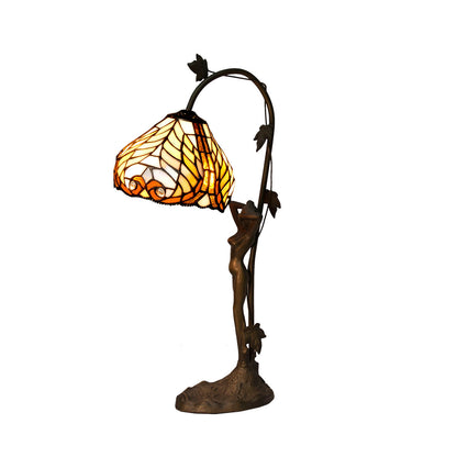 Viro Dalí table lamp Brown Zinc 60 W 20 x 54 x 20 cm