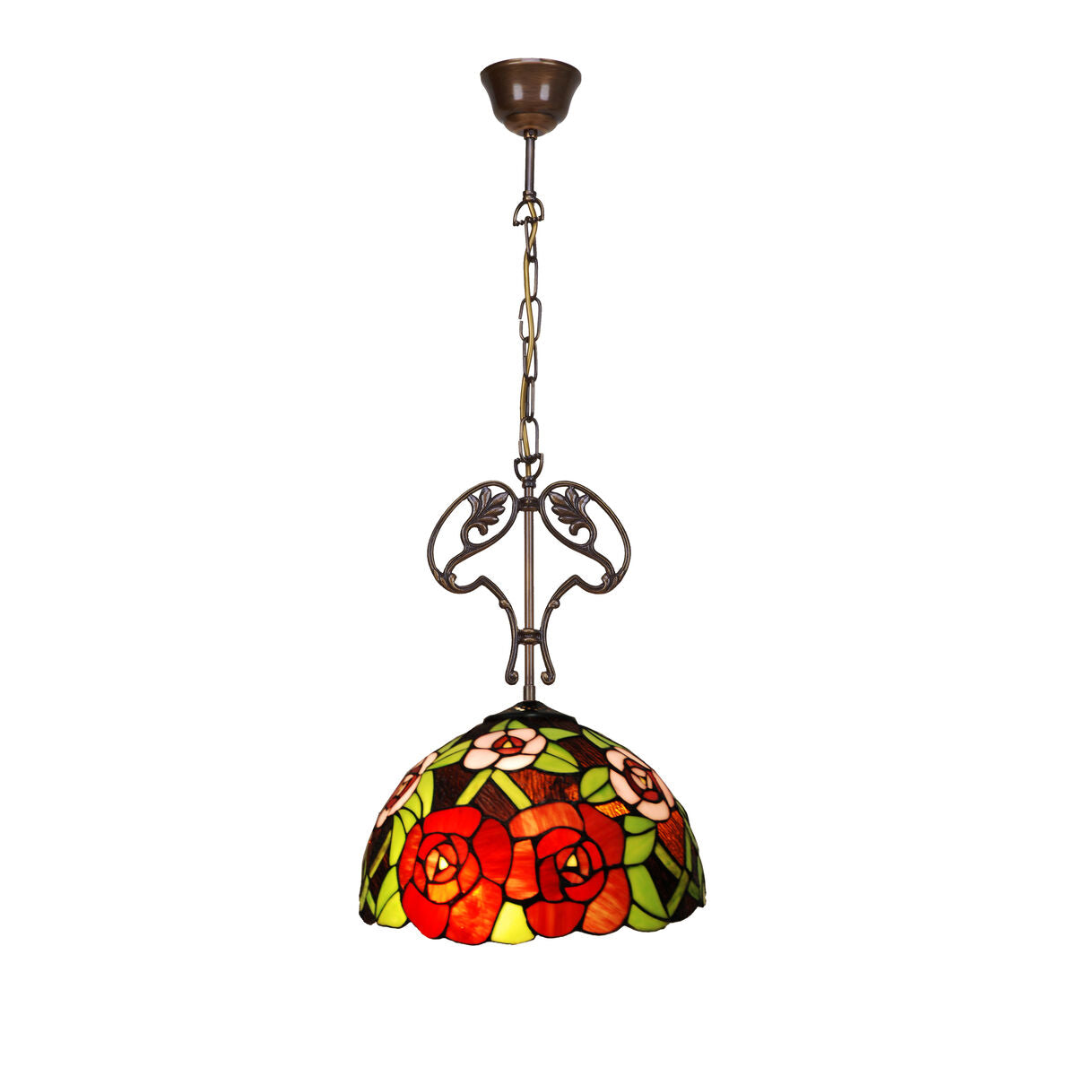 Viro Ceiling Lamp Red Zinc 60 W 30 x 30 x 30 cm