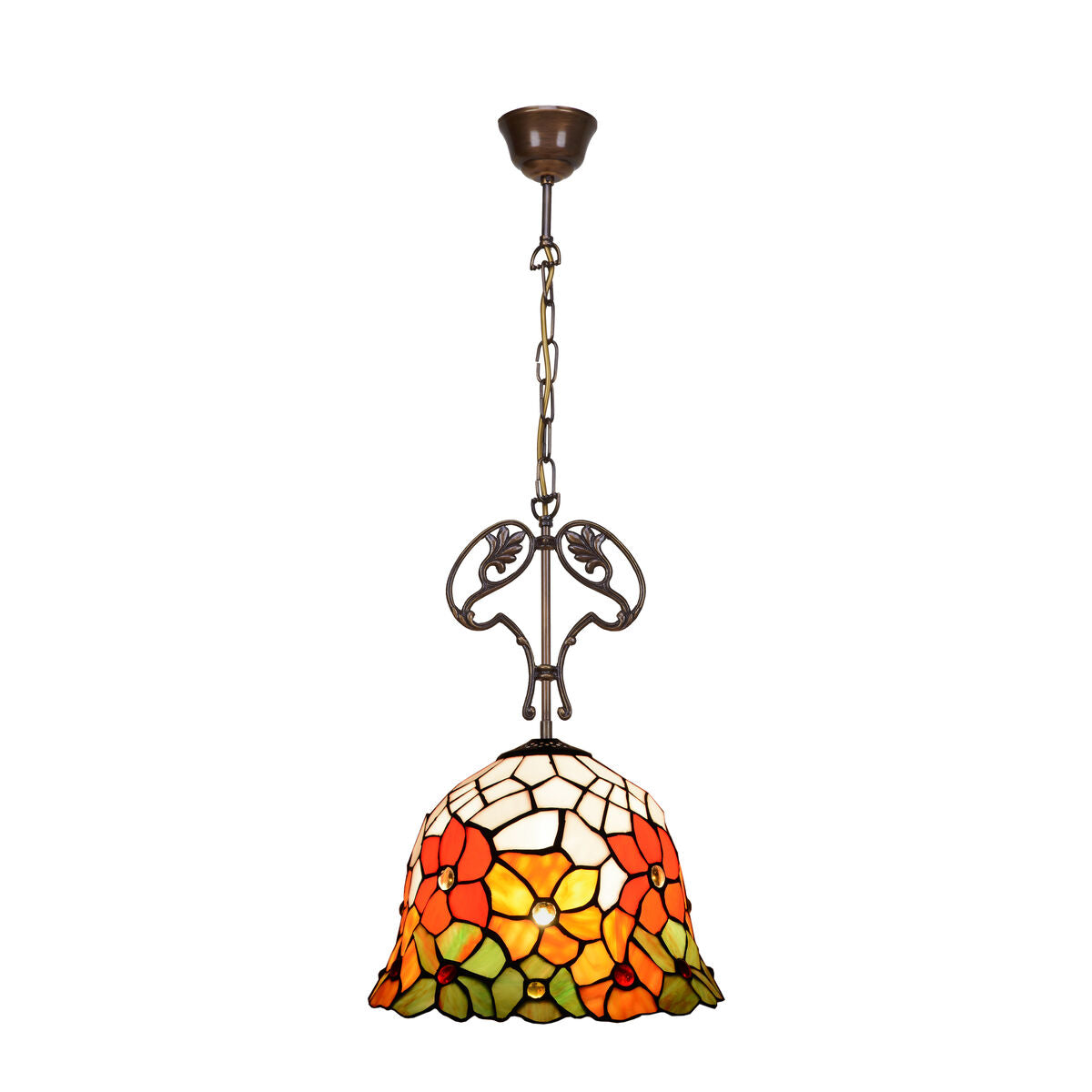 Viro Bell Ceiling Lamp Multicolor Iron 60 W 40 x 135 x 40 cm