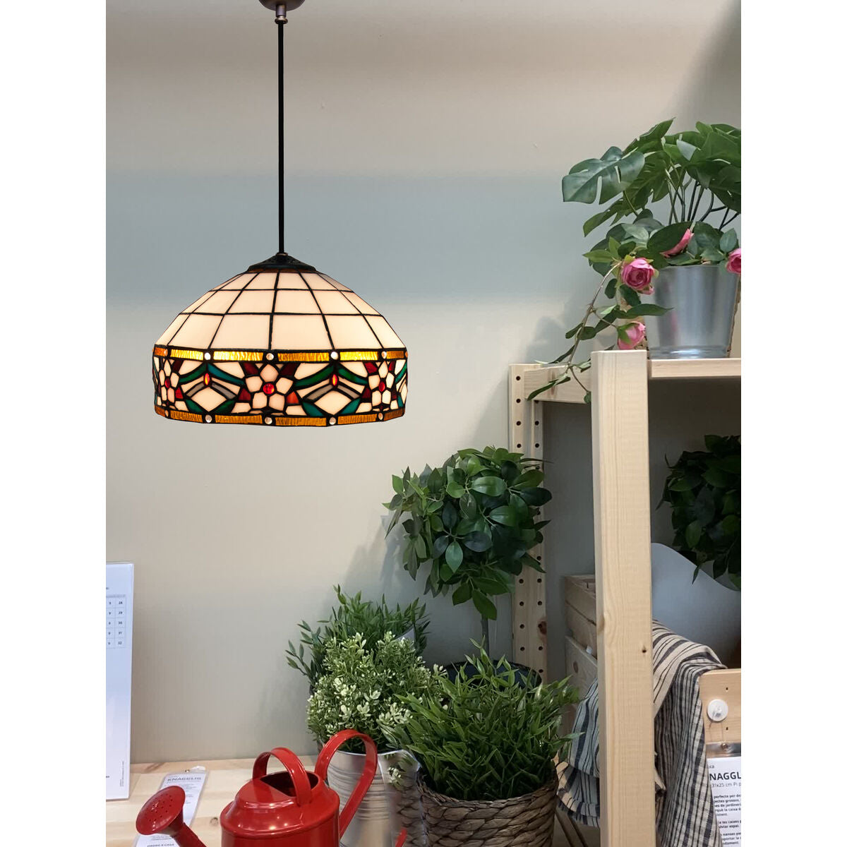 Viro Ceiling Lamp White Iron 60 W 30 x 30 x 30 cm