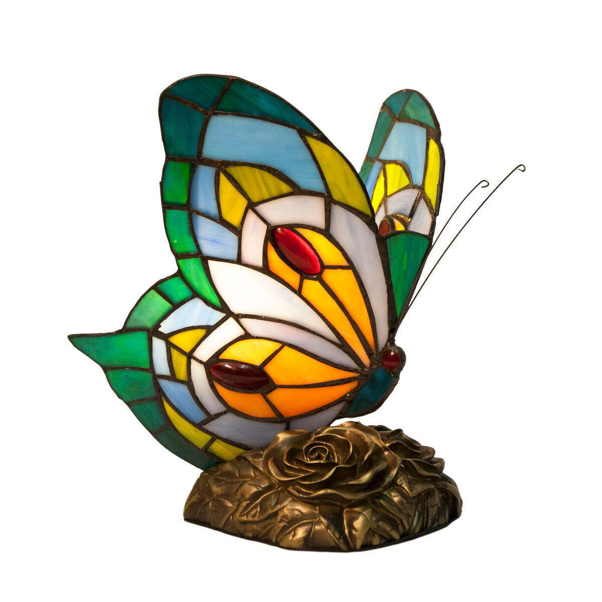 Viro Butterfly Table Lamp Glass 23 x 28 x 23 cm Butterfly