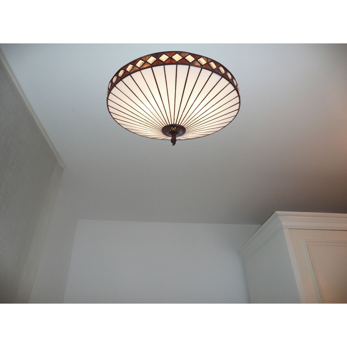 Viro Ilumina Ceiling Lamp White Iron 60 W 45 x 25 x 45 cm