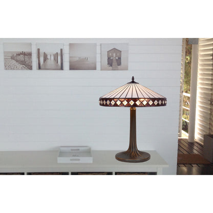 Viro Ilumina Table Lamp White Zinc 60 W 45 x 64 x 45 cm