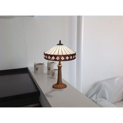 Viro Ilumina Table Lamp White Zinc 60 W 30 x 50 x 30 cm