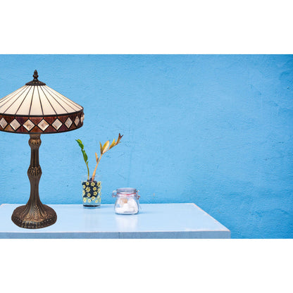 Viro Ilumina Table Lamp White Zinc 60 W 30 x 50 x 30 cm