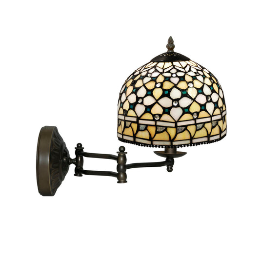 Viro Queen Wall Sconce White Iron 60 W 25 x 34 x 30 cm