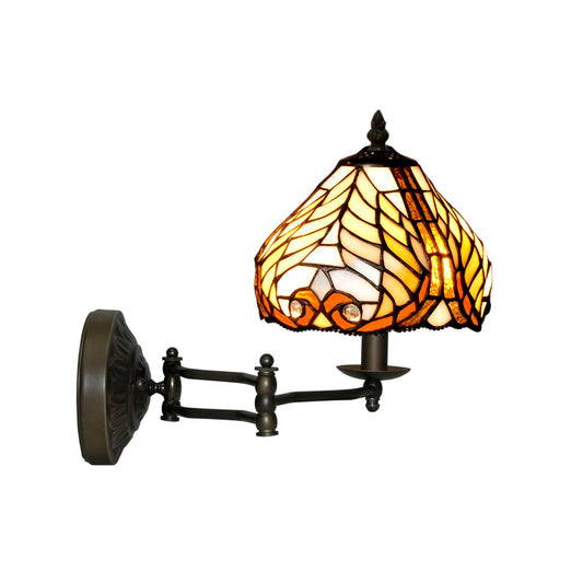 Viro Dalí Amber Iron Wall Sconce 60 W 25 x 32 x 28 cm