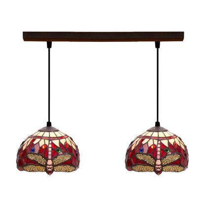 Viro Ceiling Lamp Red Iron 60 W 50 x 20 x 20 cm