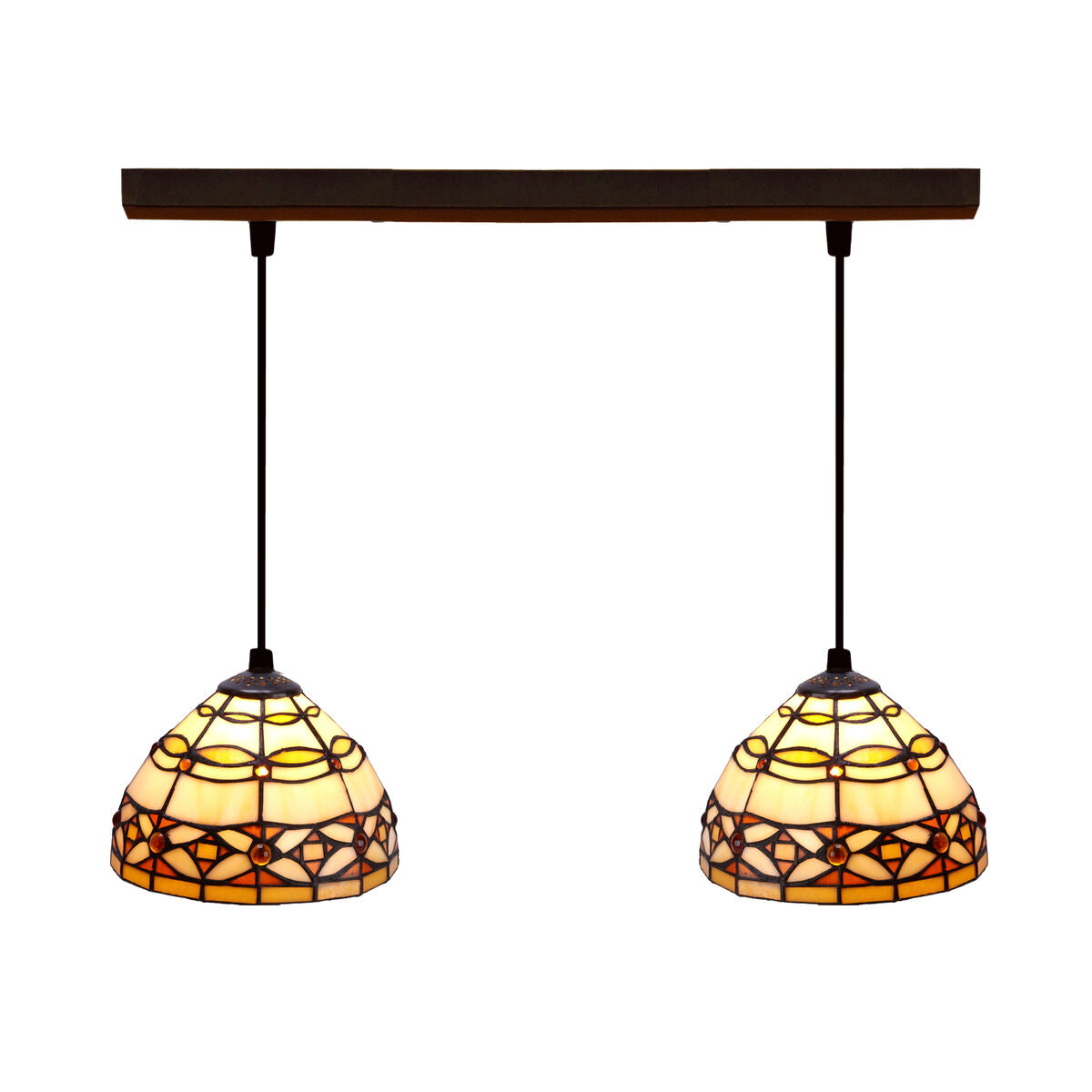 Viro Ivory Iron Ceiling Lamp 60 W 50 x 20 x 20 cm