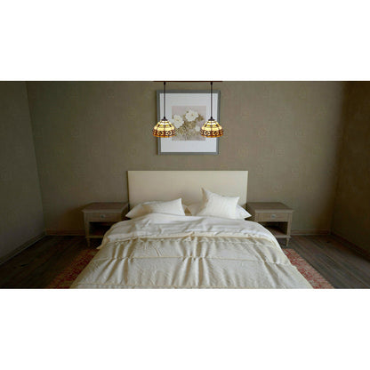 Viro Ivory Iron Ceiling Lamp 60 W 50 x 20 x 20 cm