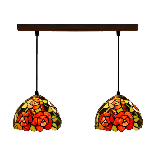 Viro Ceiling Lamp Red Iron 60 W 50 x 20 x 20 cm