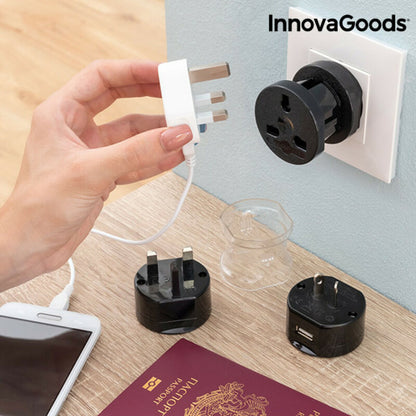 Electrip InnovaGoods Universal Travel Plug Adapter (Refurbished A)