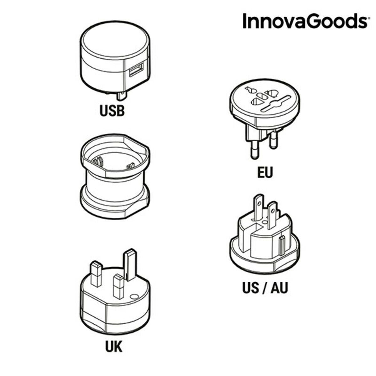 Electrip InnovaGoods Universal Travel Plug Adapter (Refurbished A)