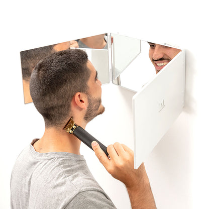 Bathroom mirror with LED light and 360º vision InnovaGoods