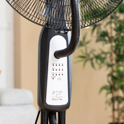 InnovaGoods Standing Misting Fan with Remote Control Black 2.8 L 90 W (Refurbished C)