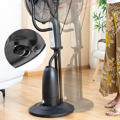 InnovaGoods Standing Misting Fan with Remote Control Black 2.8 L 90 W (Refurbished C)