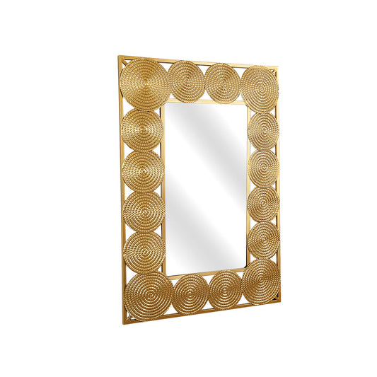 Romimex Gold Metal Wall Mirror 96 x 67 x 8 cm