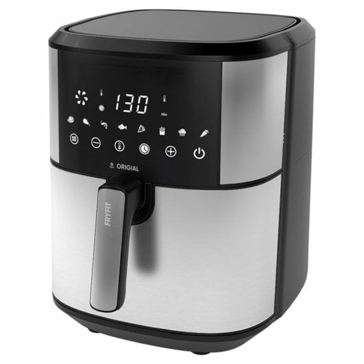 Original FRYFIT Air Fryer Black Steel 8 L