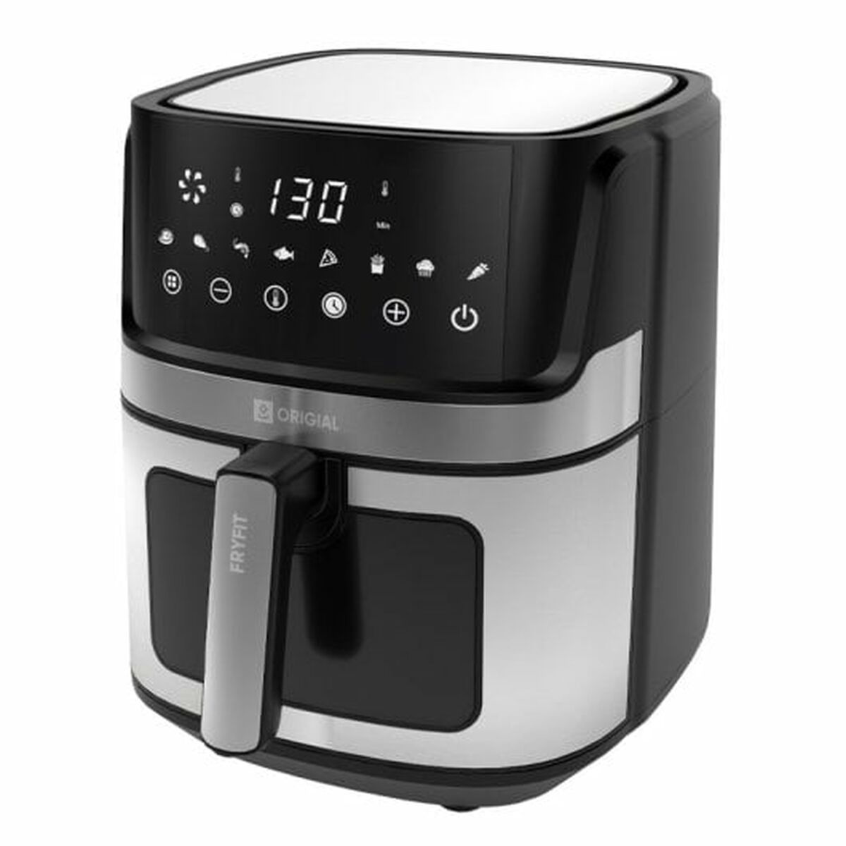 Original FRYFIT Air Fryer Black Steel 6.5 L