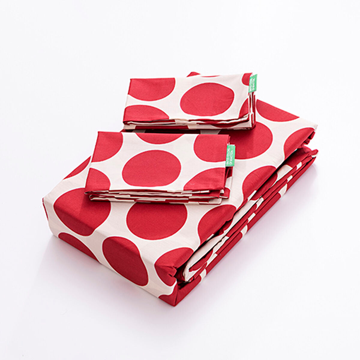 Benetton Red Polka Dot Sheet Set 4 Pieces