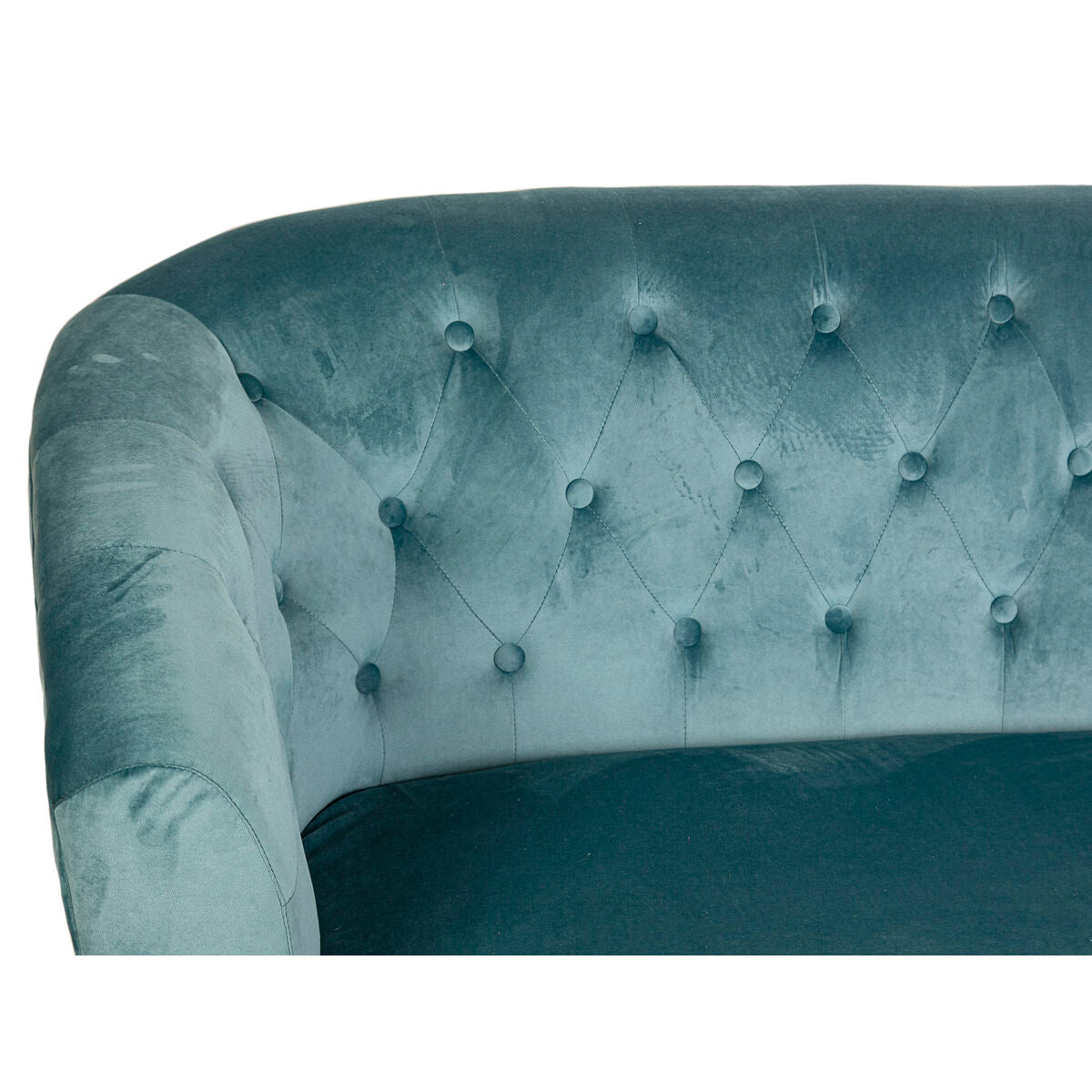 Romimex Blue Sofa 146 x 84 x 75 cm