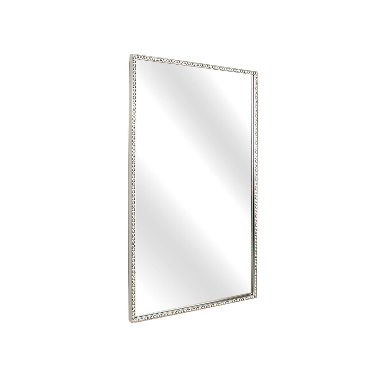 Romimex Wall Mirror Silver Metal 60 x 90 x 3 cm