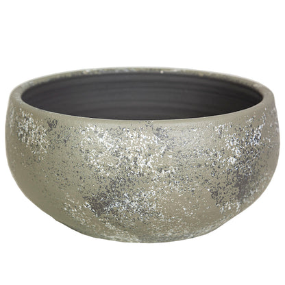 Romimex Gray Ceramic Centerpiece 27 x 14 x 27 cm