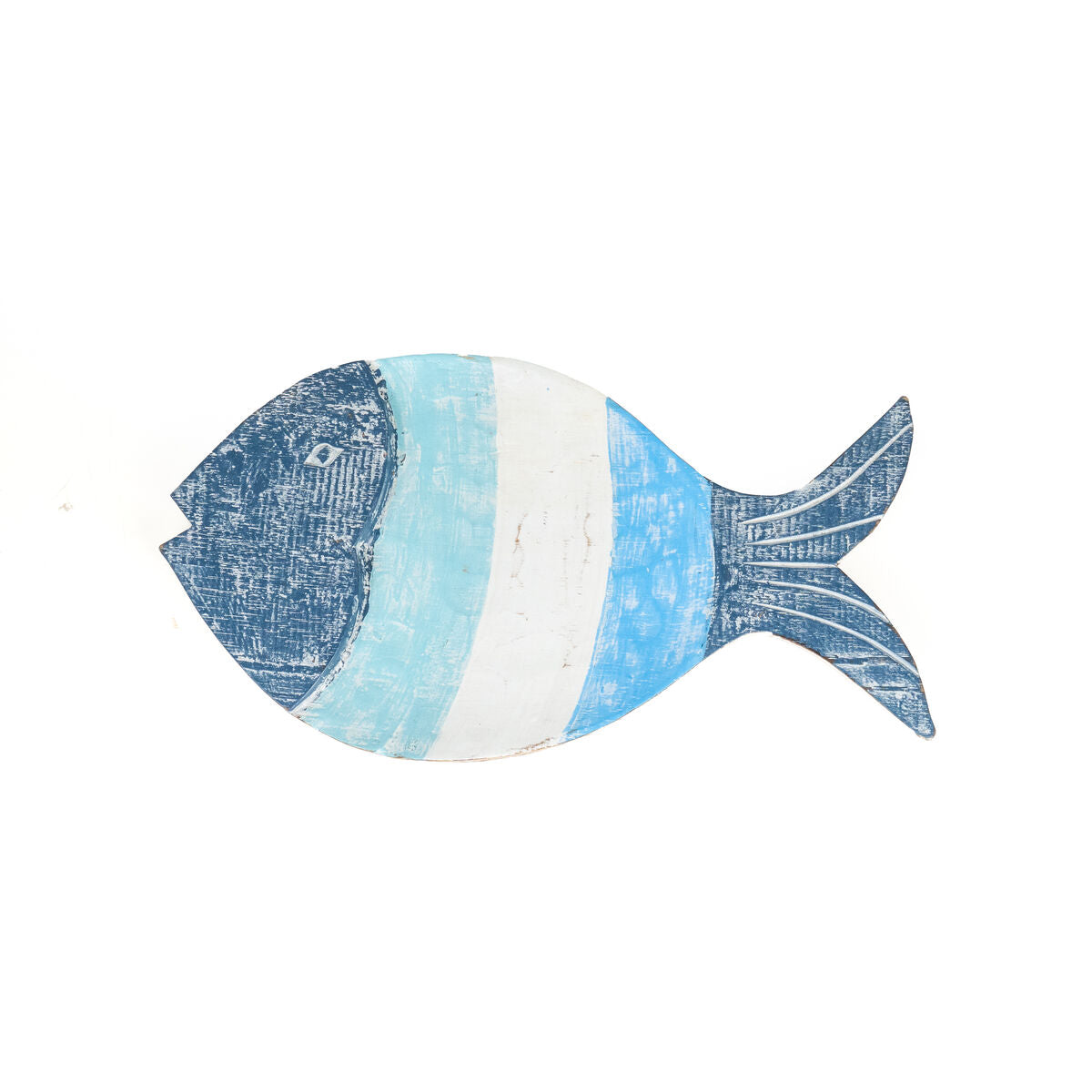 Romimex Blue Fish Centerpiece 30 x 3 x 20 cm