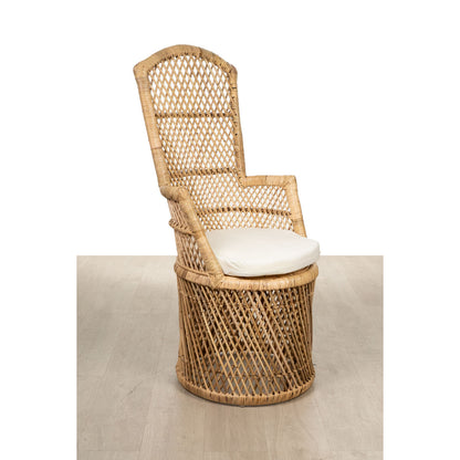 Romimex Natural Armchair 55 x 105 x 55 cm