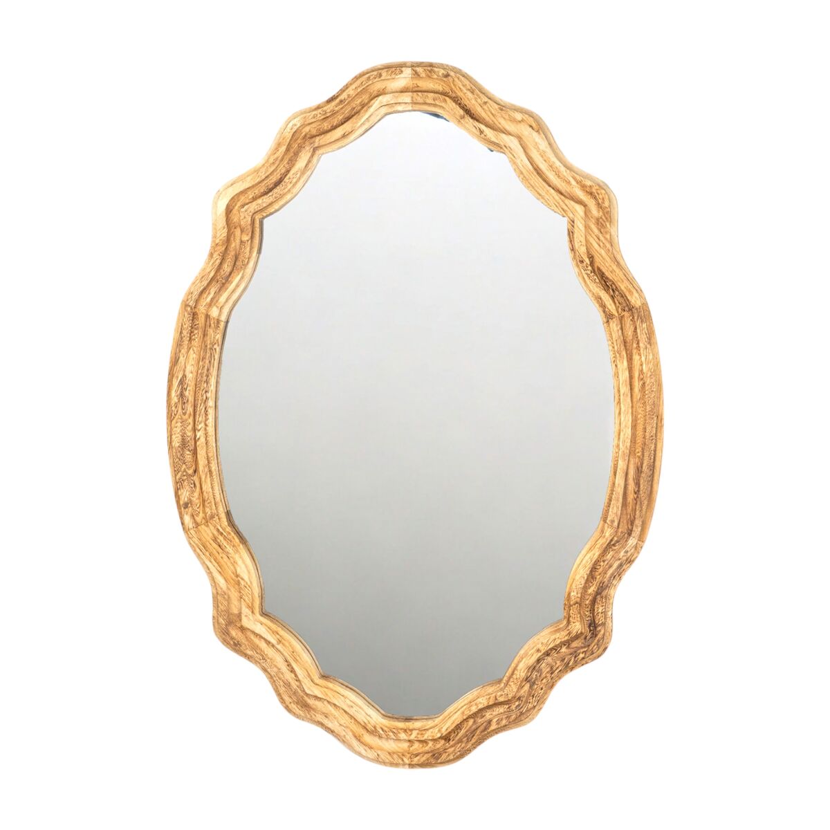 Romimex Natural Wood Wall Mirror 61 x 86 x 3 cm